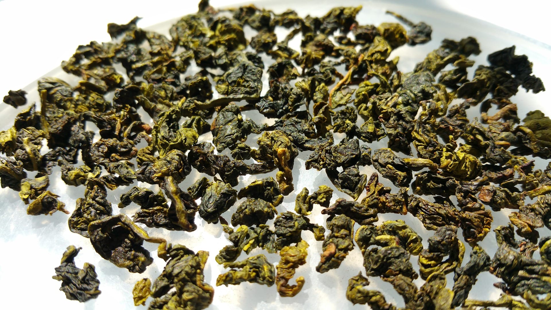 loose leaf oolong tea brewing 