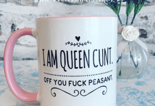 NSFW vulgar tea mug