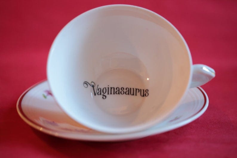 Inappropriate NSFW tea mug 